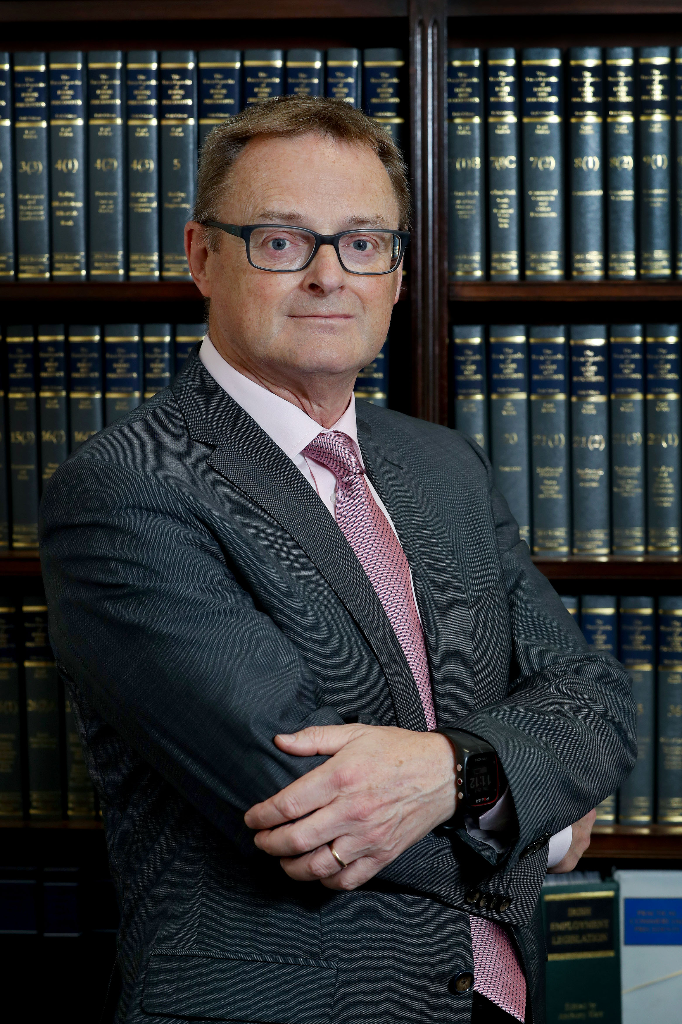 Photo of Peter in the Library